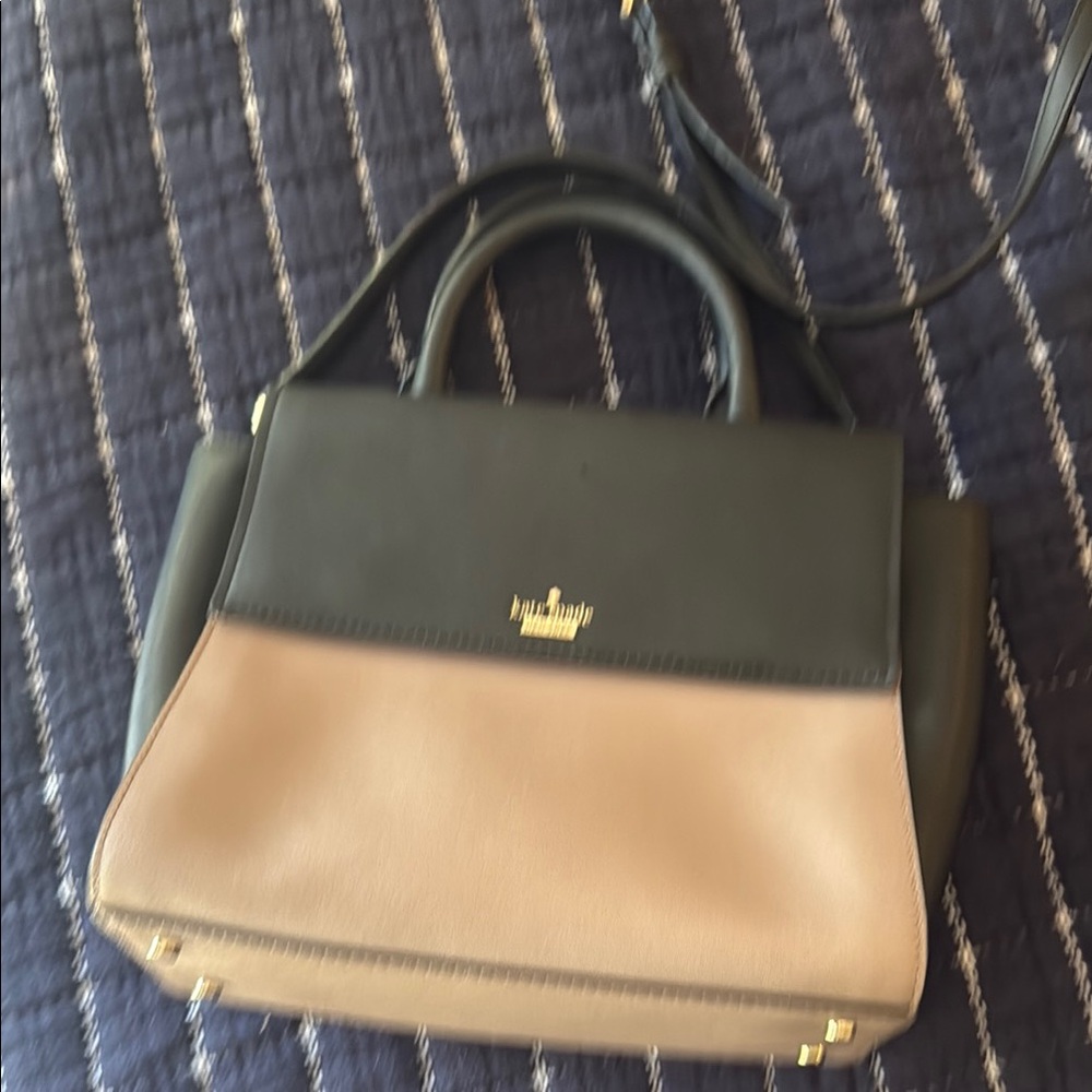 Kate Spade Black and Tan Women's Bag
